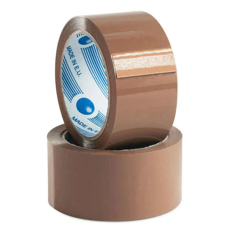 Bulk Rolls Natural Rubber Packing Tape 48 mm x 75 m | Packing Tapes and Supplies | Packstore