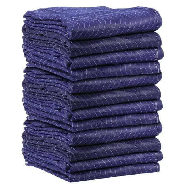 Heavy Duty Moving Blankets 1.8m x 3.4m 5 PACK   Moving Blankets and Burlap Pads Packstore Australia Packstore