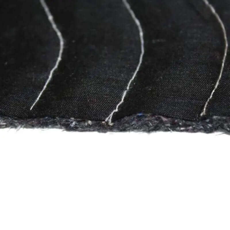 Heavy Duty Moving Blankets 1.8m x 3.4m 50 PACK - Black | Moving Blankets and Burlap Pads | Packstore