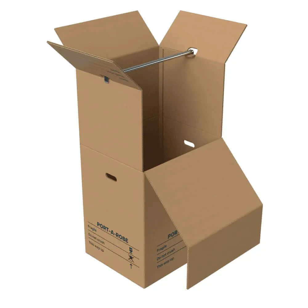 Heavy Duty Portable Wardrobe Box | Moving Boxes | Packstore