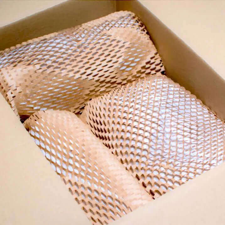 Honeycomb Kraft Paper with Dispenser | Wrapping Paper | Packstore