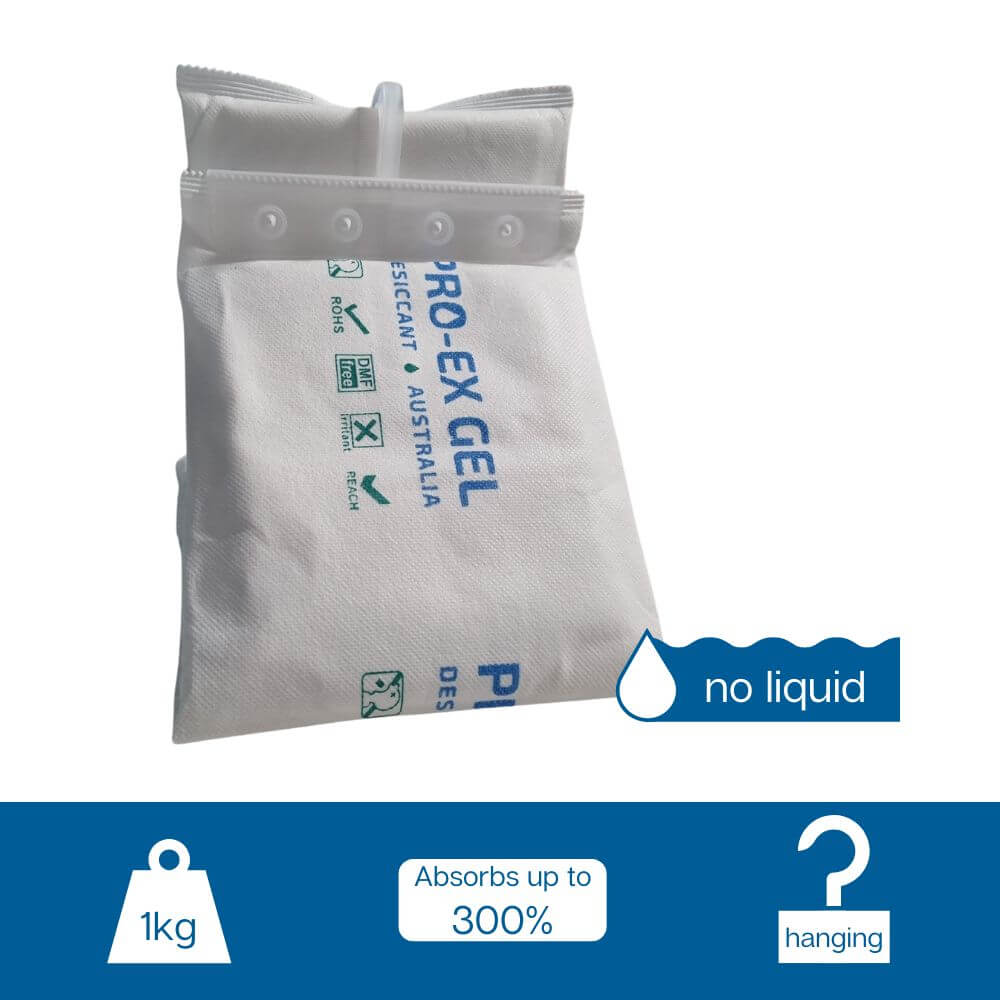 Pro-Ex Gel Desiccant Moisture Absorber with Hook | Moisture Absorbers and Desiccants | Packstore Australia
