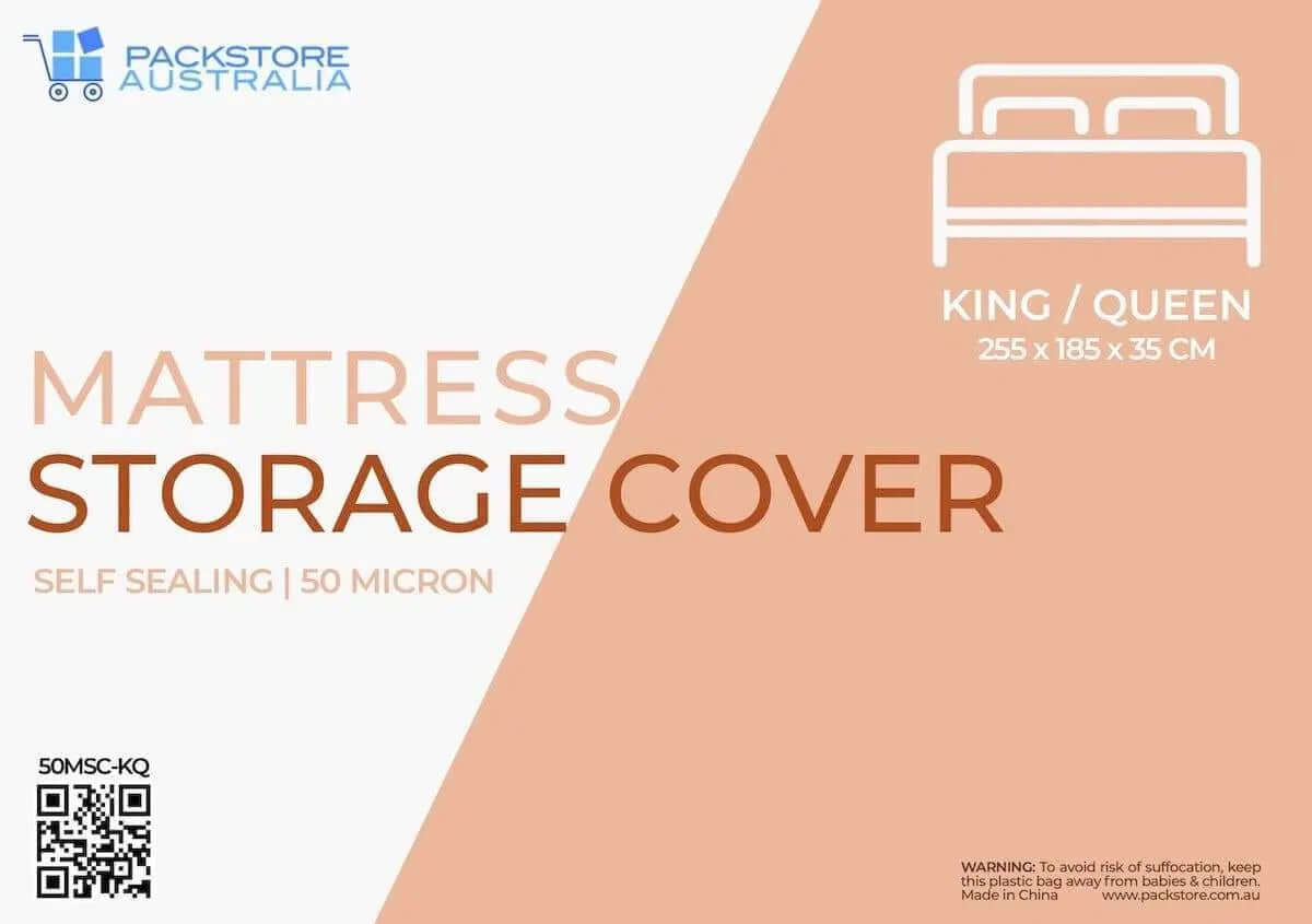 Heavy Duty Mattress Cover for Moving and Storage - King/Queen   Storage Bags and Covers Packstore Australia Packstore