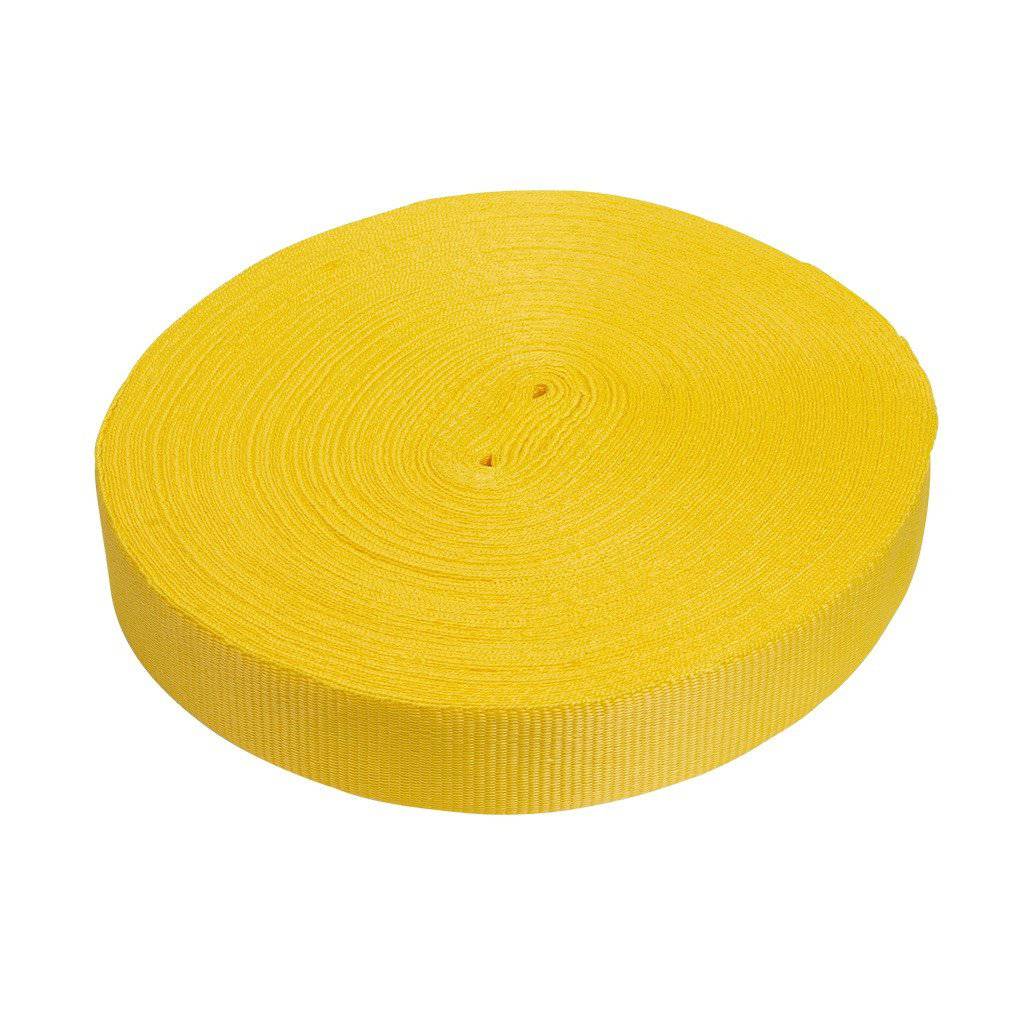 Truck Tie-down Straps - 50 mm x 50 m Roll  Yellow Truck Ties and Mover Bands Packstore Australia Packstore