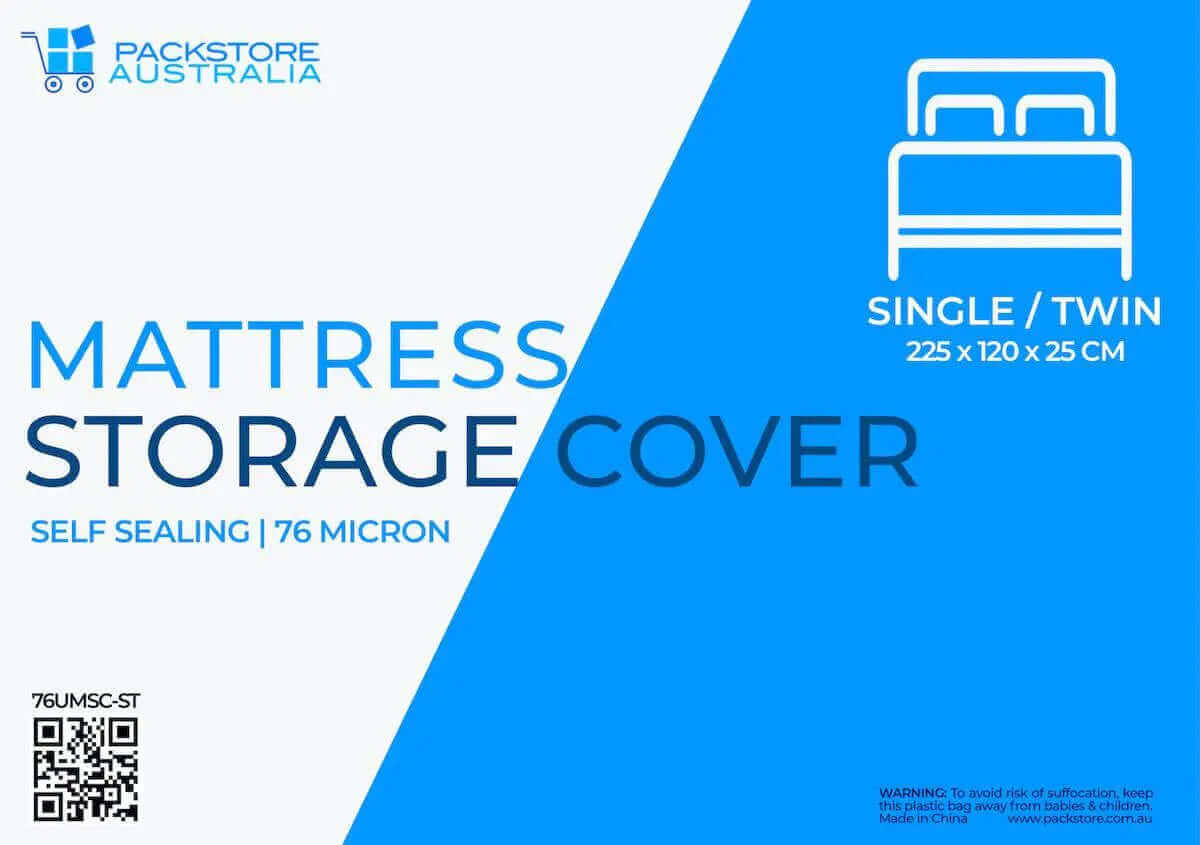 Super Heavy Duty Mattress Cover for Moving and Storage - Single/Twin | Storage Bags and Covers | Packstore