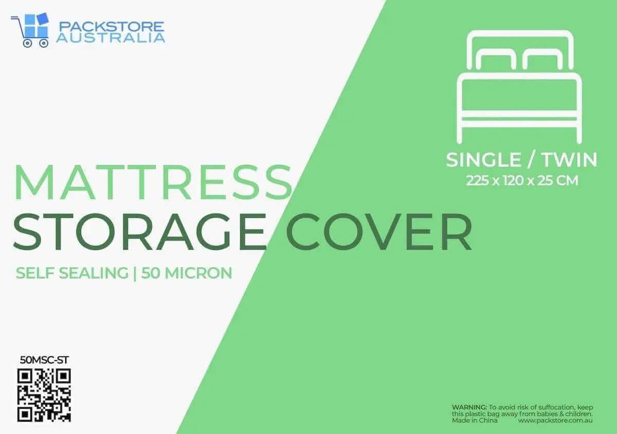 Heavy Duty Mattress Cover for Moving and Storage - Single/Twin | Storage Bags and Covers | Packstore