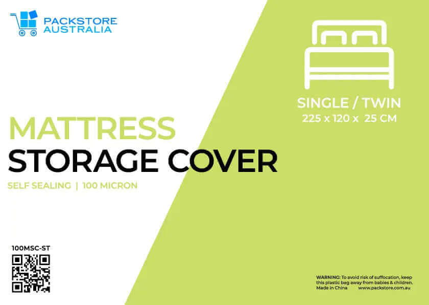 Extra Heavy Duty Mattress Cover for Moving and Storage - Single/Twin | Storage Bags and Covers | Packstore