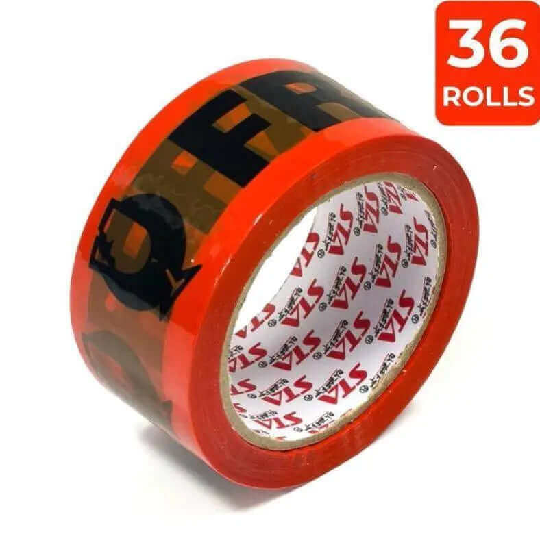36 Rolls Fragile Packing Tape 48 mm x 66 m | | Packstore