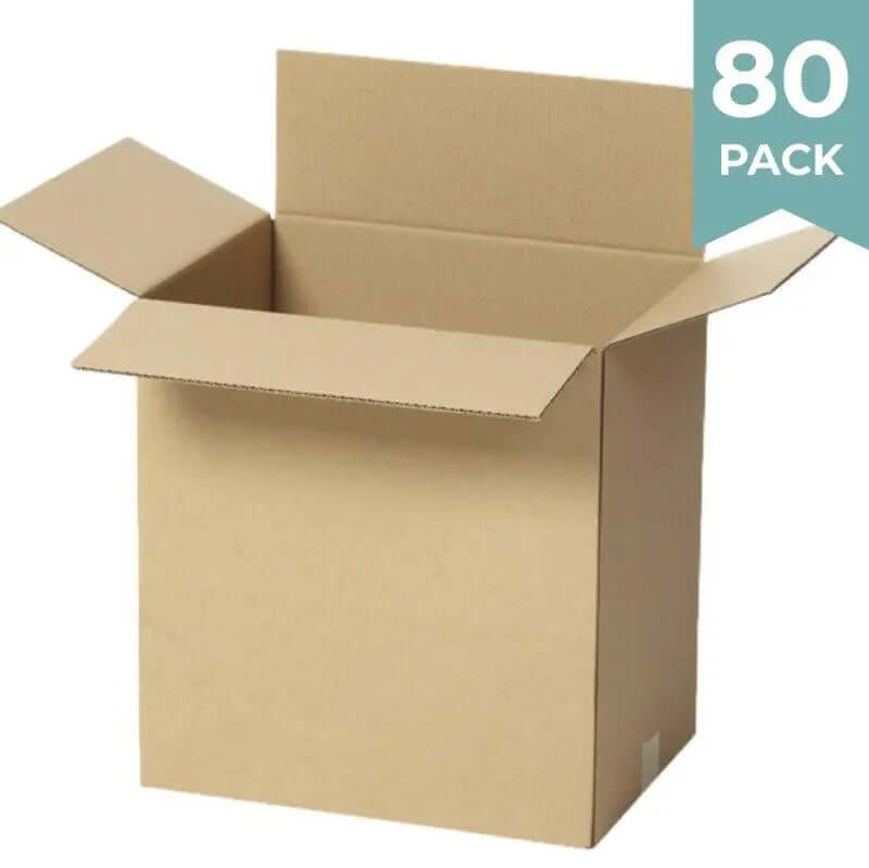 Book Wine Moving Boxes - 80 Pack (Incremental discount on bulk pack quantities ordered)