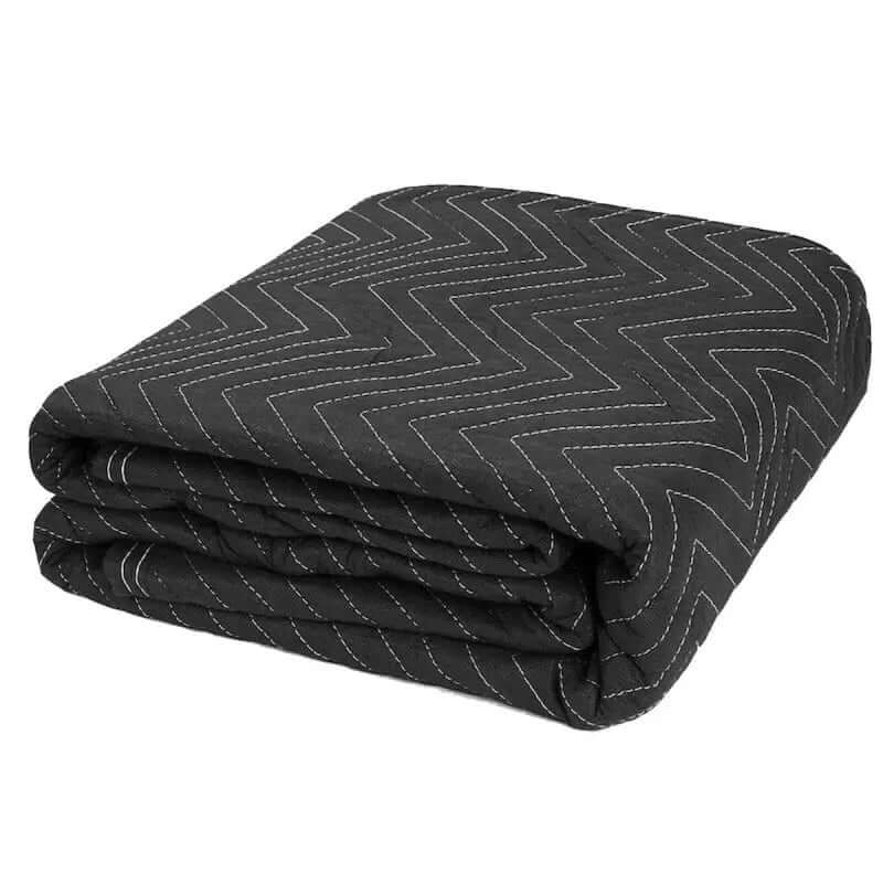 Heavy Duty Moving Blanket 1.8m x 3.4m - Black   Moving Blankets and Burlap Pads Packstore Australia Packstore