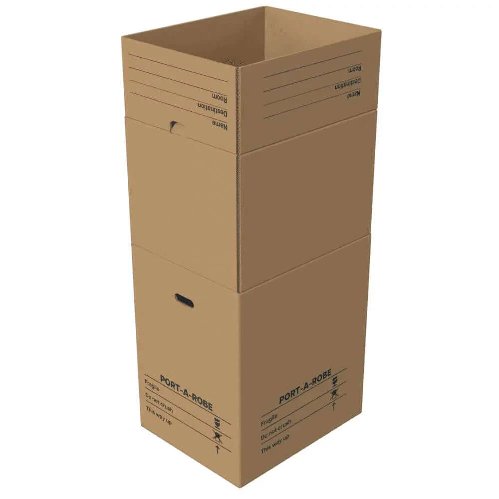 Heavy Duty Portable Wardrobe Box   Moving Boxes Packstore Australia Packstore
